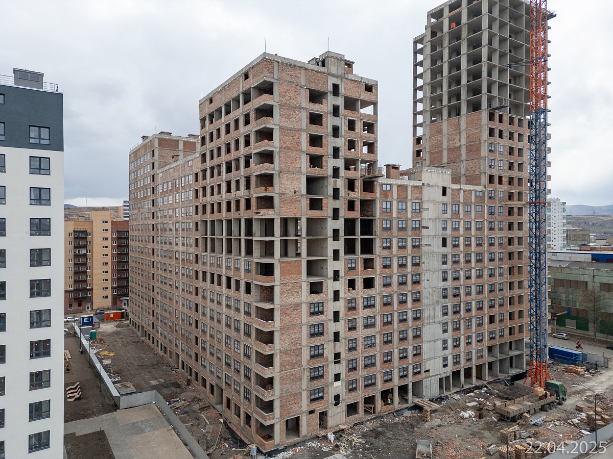 Ход строительства прогресс-кварталов «Перемены» — апрель 2025