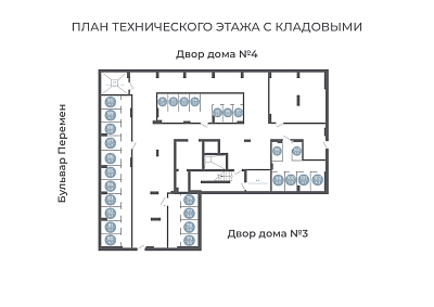 План этажа кладовой №103, Перемены, Дом №3, 0 этаж