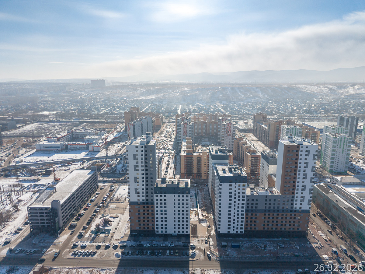 Ход строительства прогресс-кварталов «Перемены» — февраль 2026