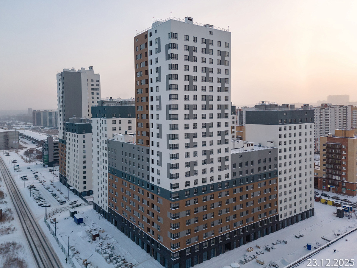 Ход строительства прогресс-кварталов «Перемены» — декабрь 2025