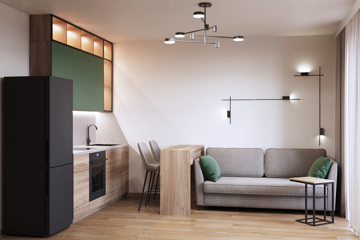 Маленькая квартира — большой уют: как обустроить студию без лишних вещей