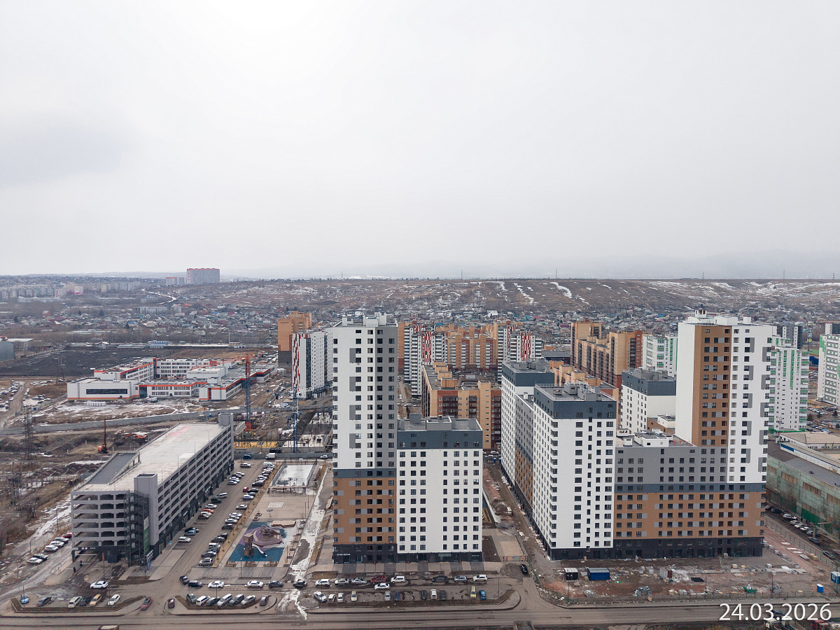 Ход строительства прогресс-кварталов «Перемены» — март 2026