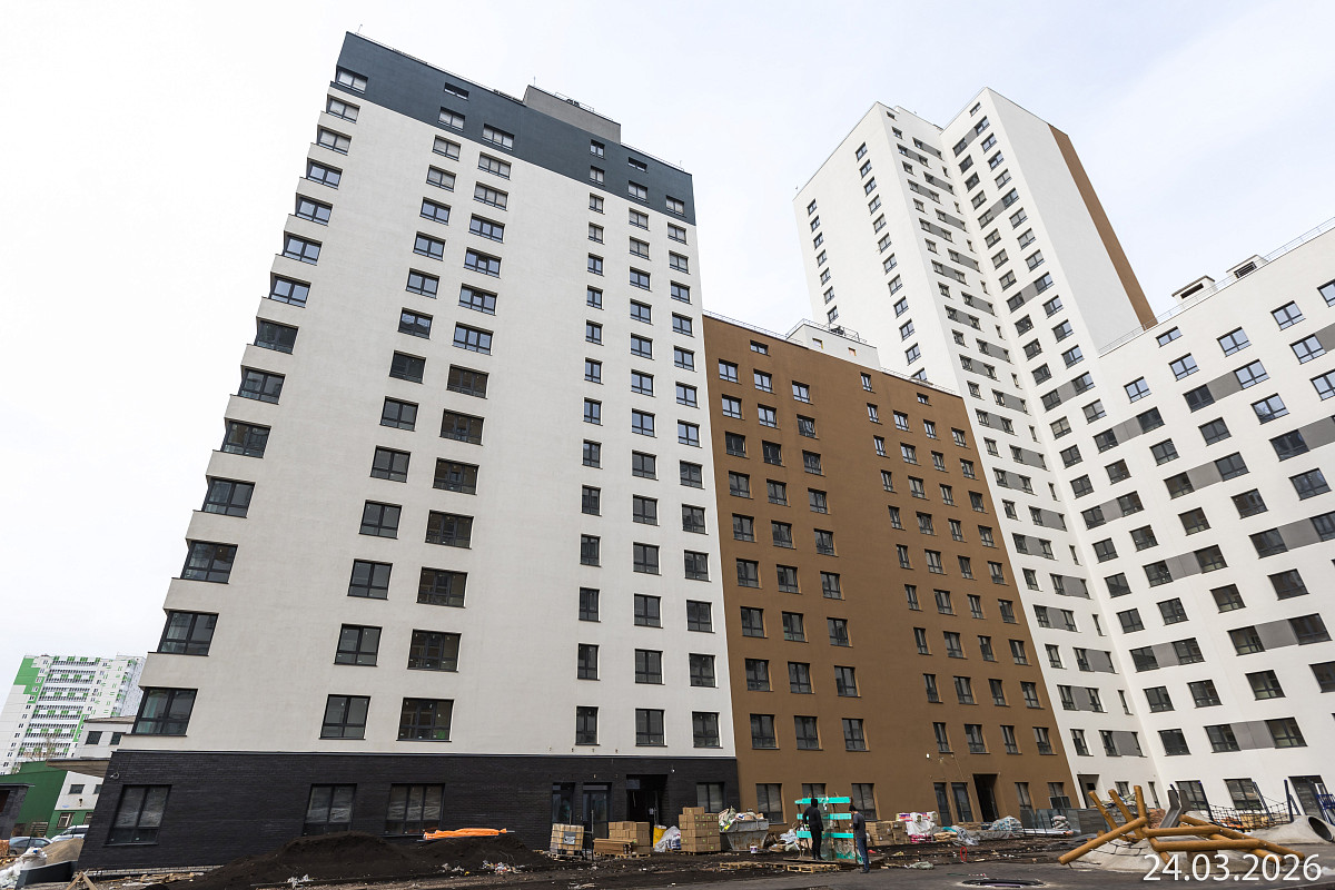 Ход строительства прогресс-кварталов «Перемены» — март 2026