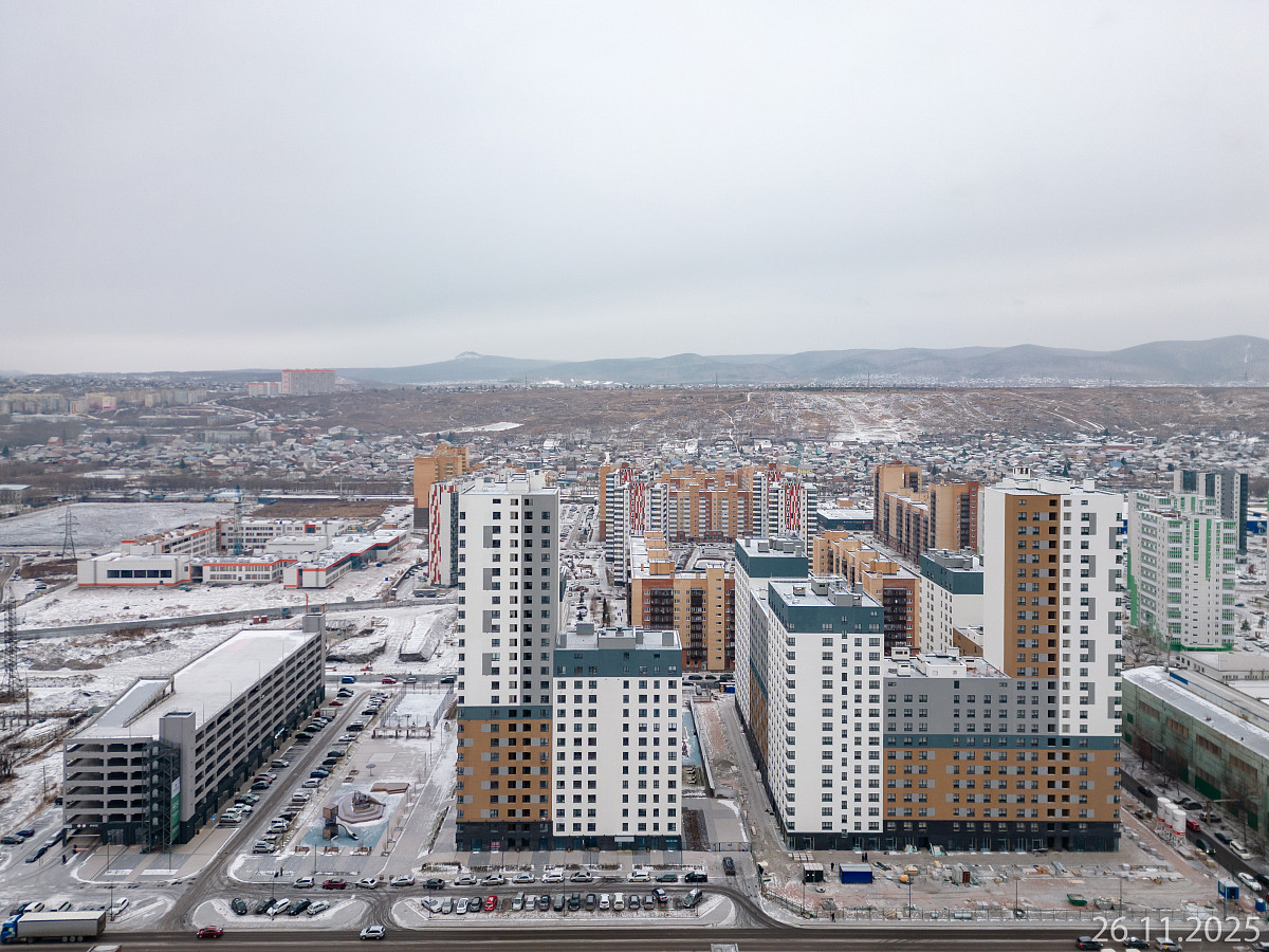 Ход строительства прогресс-кварталов «Перемены» — ноябрь 2025